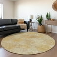 thumbnail image 1 of Addison Rugs Chantille Indoor/Outdoor Transitional Circles Gold Washable Round Rug, 8' x 8', 1 of 6