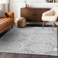 thumbnail image 1 of Addison Rugs Chantille Indoor/Outdoor Transitional Circles Gray Washable Rectangle Rug, 3' x 5', 1 of 6