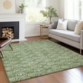 thumbnail image 1 of Addison Rugs Chantille Indoor/Outdoor Transitional Circles Green Washable Rectangle Rug, 5' x 7'6", 1 of 6