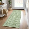 thumbnail image 1 of Addison Rugs Chantille Indoor/Outdoor Transitional Circles Green Washable Runner Rug, 2'3" x 7'6", 1 of 6