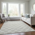 thumbnail image 1 of Addison Rugs Chantille Indoor/Outdoor Transitional Circles Ivory Washable Rectangle Rug, 5' x 7'6", 1 of 6