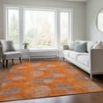 thumbnail image 1 of Addison Rugs Chantille Indoor/Outdoor Transitional Circles Orange Washable Rectangle Rug, 9' x 12', 1 of 6