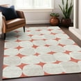 thumbnail image 1 of Addison Rugs Chantille Indoor/Outdoor Transitional Circles Salmon Washable Rectangle Rug, 3' x 5', 1 of 6