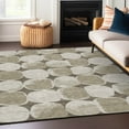 thumbnail image 1 of Addison Rugs Chantille Indoor/Outdoor Transitional Circles Taupe Washable Rectangle Rug, 8' x 10', 1 of 6