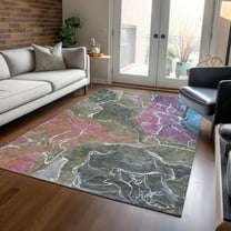 Addison Rugs Chantille Indoor/Outdoor Transitional Contemporary Brown Machine Washable Rectangle Rug, 10' x 14'