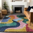 thumbnail image 1 of Addison Rugs Chantille Indoor/Outdoor Transitional Contemporary Green Washable Rectangle Rug, 5' x 7'6", 1 of 6