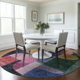 thumbnail image 1 of Addison Rugs Chantille Indoor/Outdoor Transitional Contemporary Green Washable Round Rug, 8' x 8', 1 of 6