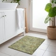 thumbnail image 1 of Addison Rugs Chantille Indoor/Outdoor Transitional Damask Aloe Washable Rectangle Rug, 1'8" x 2'6", 1 of 6