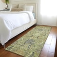 thumbnail image 1 of Addison Rugs Chantille Indoor/Outdoor Transitional Damask Aloe Washable Runner Rug, 2'3" x 7'6", 1 of 6