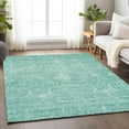 thumbnail image 1 of Addison Rugs Chantille Indoor/Outdoor Transitional Damask Aqua Washable Rectangle Rug, 8' x 10', 1 of 6