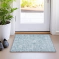 thumbnail image 1 of Addison Rugs Chantille Indoor/Outdoor Transitional Damask Blue Machine Washable Rectangle Rug, 1'8" x 2'6", 1 of 7