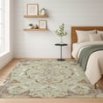 thumbnail image 1 of Addison Rugs Chantille Indoor/Outdoor Transitional Damask Celery Machine Washable Rectangle Rug, 10' x 14', 1 of 8