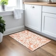 thumbnail image 1 of Addison Rugs Chantille Indoor/Outdoor Transitional Damask Coral Washable Rectangle Rug, 1'8" x 2'6", 1 of 6
