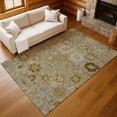 thumbnail image 1 of Addison Rugs Chantille Indoor/Outdoor Transitional Damask Khaki Machine Washable Rectangle Rug, 8' x 10', 1 of 8