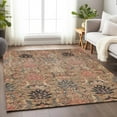 thumbnail image 1 of Addison Rugs Chantille Indoor/Outdoor Transitional Damask Khaki Washable Rectangle Rug, 2'6" x 3'10", 1 of 6