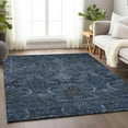 thumbnail image 1 of Addison Rugs Chantille Indoor/Outdoor Transitional Damask Navy Washable Rectangle Rug, 10' x 14', 1 of 6