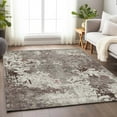 thumbnail image 1 of Addison Rugs Chantille Indoor/Outdoor Transitional Damask Taupe Washable Rectangle Rug, 3' x 5', 1 of 6