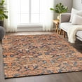 thumbnail image 1 of Addison Rugs Chantille Indoor/Outdoor Transitional Damask Terracotta Washable Rectangle Rug, 9' x 12', 1 of 6