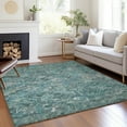 thumbnail image 1 of Addison Rugs Chantille Indoor/Outdoor Transitional Diamond Sage Washable Rectangle Rug, 9' x 12', 1 of 6