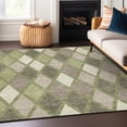 thumbnail image 1 of Addison Rugs Chantille Indoor/Outdoor Transitional Diamonds Aloe Washable Rectangle Rug, 9' x 12', 1 of 6