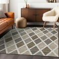 thumbnail image 1 of Addison Rugs Chantille Indoor/Outdoor Transitional Diamonds Beige Washable Rectangle Rug, 9' x 12', 1 of 6