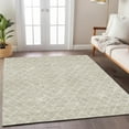 thumbnail image 1 of Addison Rugs Chantille Indoor/Outdoor Transitional Diamonds Beige Washable Rectangle Rug, 9' x 12', 1 of 6