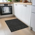 thumbnail image 1 of Addison Rugs Chantille Indoor/Outdoor Transitional Diamonds Black Washable Rectangle Rug, 1'8" x 2'6", 1 of 6