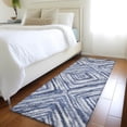 thumbnail image 1 of Addison Rugs Chantille Indoor/Outdoor Transitional Diamonds Blue Washable Runner Rug, 2'3" x 7'6", 1 of 6