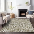 thumbnail image 1 of Addison Rugs Chantille Indoor/Outdoor Transitional Diamonds Brown Washable Rectangle Rug, 10' x 14', 1 of 6