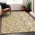thumbnail image 1 of Addison Rugs Chantille Indoor/Outdoor Transitional Diamonds Gold Washable Rectangle Rug, 2'6" x 3'10", 1 of 6