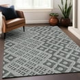 thumbnail image 1 of Addison Rugs Chantille Indoor/Outdoor Transitional Diamonds Gray Washable Rectangle Rug, 8' x 10', 1 of 6