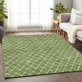 thumbnail image 1 of Addison Rugs Chantille Indoor/Outdoor Transitional Diamonds Green Washable Rectangle Rug, 9' x 12', 1 of 6
