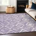 thumbnail image 1 of Addison Rugs Chantille Indoor/Outdoor Transitional Diamonds Lavender Washable Rectangle Rug, 8' x 10', 1 of 6