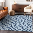 thumbnail image 1 of Addison Rugs Chantille Indoor/Outdoor Transitional Diamonds Navy Washable Rectangle Rug, 10' x 14', 1 of 6