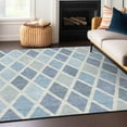 thumbnail image 1 of Addison Rugs Chantille Indoor/Outdoor Transitional Diamonds Sky Washable Rectangle Rug, 5' x 7'6", 1 of 6