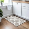thumbnail image 1 of Addison Rugs Chantille Indoor/Outdoor Transitional Diamonds Taupe Washable Rectangle Rug, 1'8" x 2'6", 1 of 6