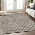 thumbnail image 1 of Addison Rugs Chantille Indoor/Outdoor Transitional Diamonds Taupe Washable Rectangle Rug, 2'6" x 3'10", 1 of 6