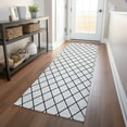 thumbnail image 1 of Addison Rugs Chantille Indoor/Outdoor Transitional Diamonds White Washable Runner Rug, 2'3" x 7'6", 1 of 6