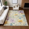 thumbnail image 1 of Addison Rugs Chantille Indoor/Outdoor Transitional Floral Aloe Machine Washable Rectangle Rug, 10' x 14', 1 of 8