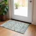 thumbnail image 1 of Addison Rugs Chantille Indoor/Outdoor Transitional Floral Aloe Washable Rectangle Rug, 1'8" x 2'6", 1 of 6