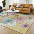 thumbnail image 1 of Addison Rugs Chantille Indoor/Outdoor Transitional Floral Beige Machine Washable Rectangle Rug, 10' x 14', 1 of 8