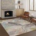 thumbnail image 1 of Addison Rugs Chantille Indoor/Outdoor Transitional Floral Beige Machine Washable Rectangle Rug, 10' x 14', 1 of 8