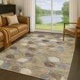thumbnail image 1 of Addison Rugs Chantille Indoor/Outdoor Transitional Floral Beige Machine Washable Rectangle Rug, 10' x 14', 1 of 8
