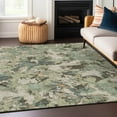 thumbnail image 1 of Addison Rugs Chantille Indoor/Outdoor Transitional Floral Beige Washable Rectangle Rug, 9' x 12', 1 of 6