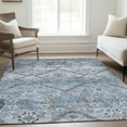 thumbnail image 1 of Addison Rugs Chantille Indoor/Outdoor Transitional Floral Blue Washable Rectangle Rug, 10' x 14', 1 of 6