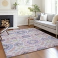thumbnail image 1 of Addison Rugs Chantille Indoor/Outdoor Transitional Floral Blush Washable Rectangle Rug, 8' x 10', 1 of 6