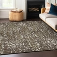 thumbnail image 1 of Addison Rugs Chantille Indoor/Outdoor Transitional Floral Brown Washable Rectangle Rug, 10' x 14', 1 of 6