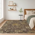 thumbnail image 1 of Addison Rugs Chantille Indoor/Outdoor Transitional Floral Chocolate Machine Washable Rectangle Rug, 10' x 14', 1 of 8