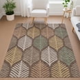 thumbnail image 1 of Addison Rugs Chantille Indoor/Outdoor Transitional Floral Chocolate Machine Washable Rectangle Rug, 10' x 14', 1 of 8