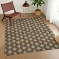 thumbnail image 1 of Addison Rugs Chantille Indoor/Outdoor Transitional Floral Chocolate Machine Washable Rectangle Rug, 10' x 14', 1 of 8